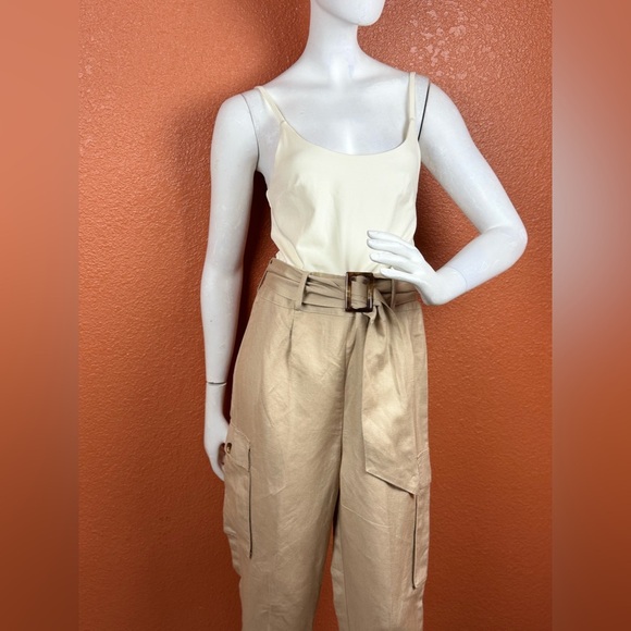 Express Women's Beige Utility Jumpsuit Size Small - Picture 15 of 16